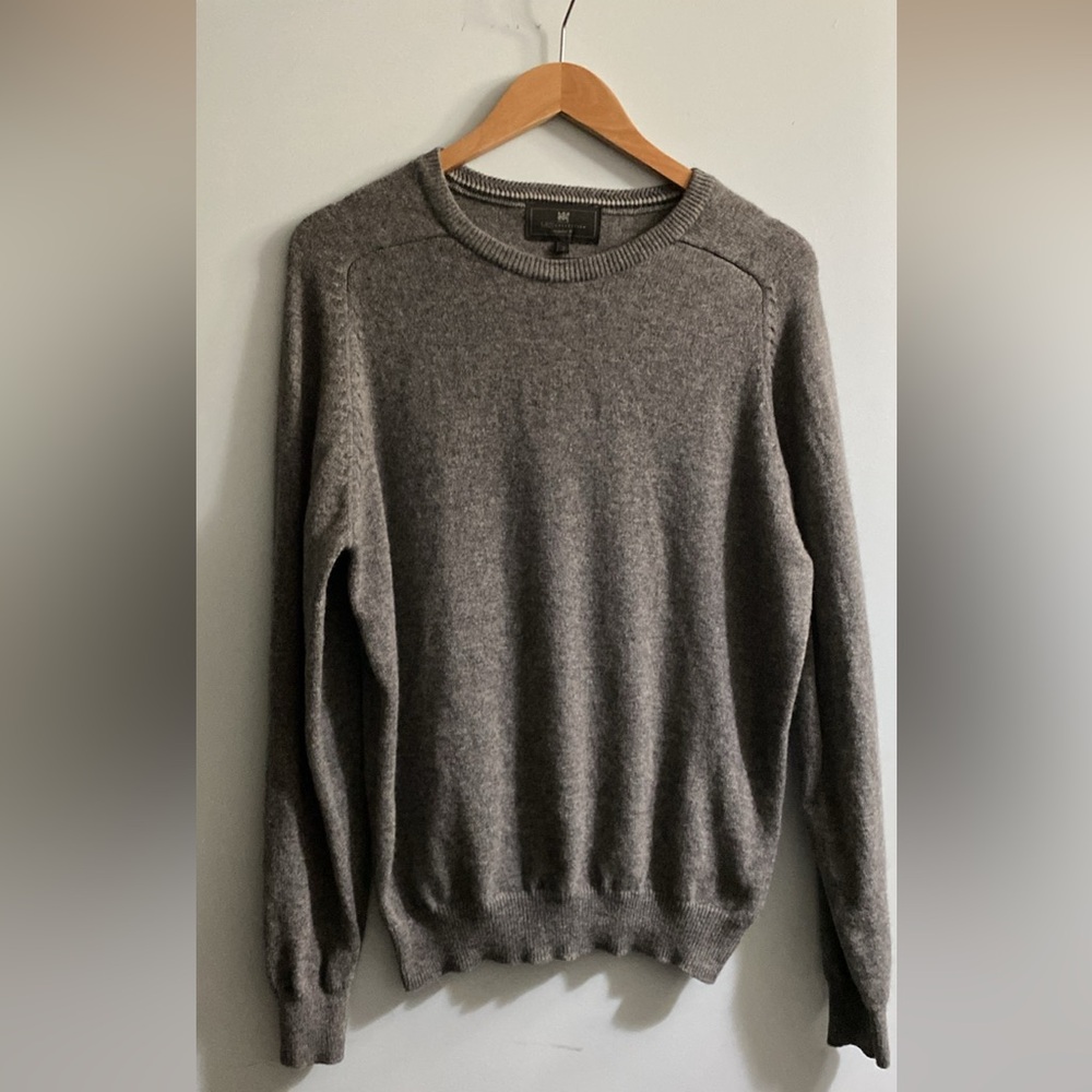 Men's 100% fine lambwool Crewneck Sweater